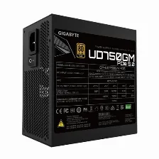 Fuente De Poder Gigabyte 80 Plus Gold, 750w, Atx, Modular, 24-pin Atx, Negro